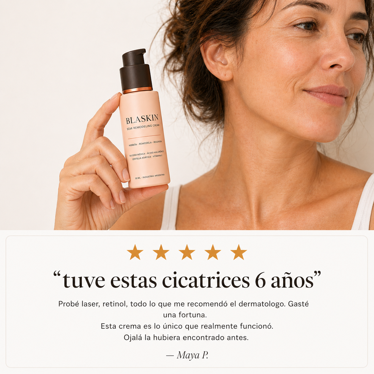 BLASKIN Crema Remodeladora de Cicatrices de Acné - 50ml
