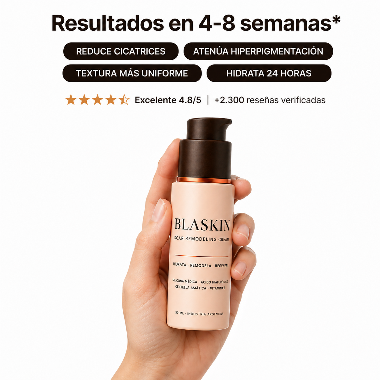 BLASKIN Crema Remodeladora de Cicatrices de Acné - 50ml